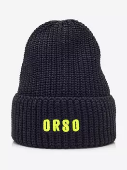 Шапка демисезонная детская ORSO BIANCO, Черный