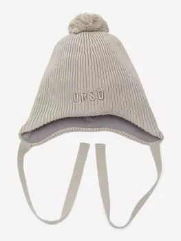 Шапка демисезонная детская ORSO BIANCO, Серый
