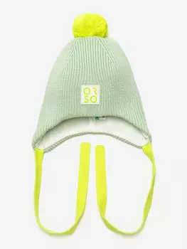 Шапка демисезонная детская ORSO BIANCO, Зеленый