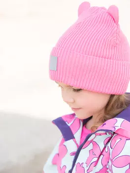 Шапка демисезонная для девочки Artel, Розовый