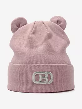 Шапка демисезонная для девочки ORSO BIANCO, Фиолетовый