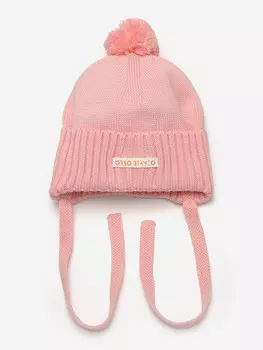 Шапка демисезонная для девочки ORSO BIANCO, Розовый