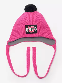 Шапка демисезонная для девочки ORSO BIANCO, Розовый