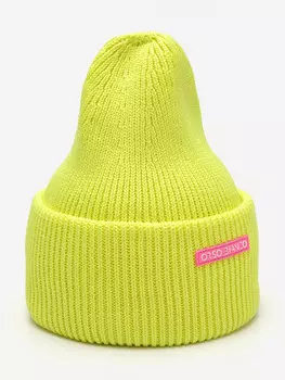 Шапка демисезонная для девочки ORSO BIANCO, Желтый