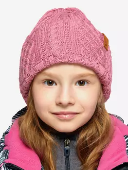 Шапка для девочки Oldos, Розовый