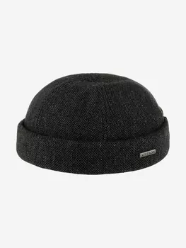Шапка докер STETSON 8820109 DOCKER WOOL (серый), Серый