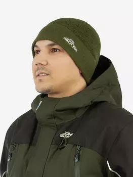 Шапка флисовая мужская GRAYLING Kama (Кама) (хаки), Зеленый