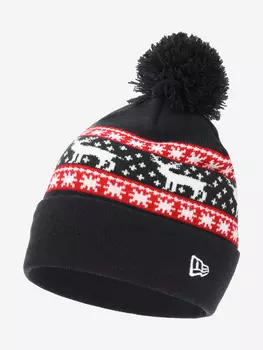 Шапка New Era Tree Knit Navwhi, Синий, размер Без размера