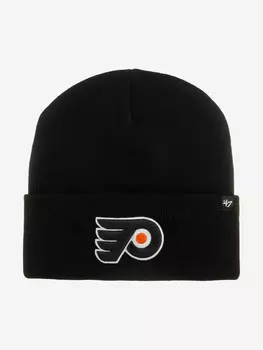Шапка с отворотом 47 BRAND H-HYMKR14ACE-BK Philadelphia Flyers NHL (черный), Черный