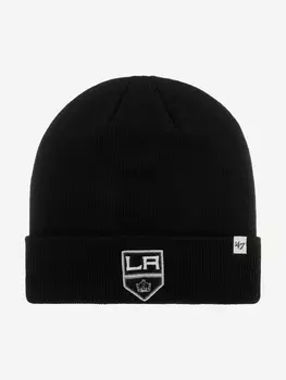 Шапка с отворотом 47 BRAND H-RKN08ACE-BK Los Angeles Kings NHL (черный), Черный