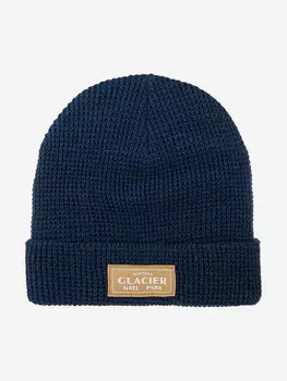 Шапка с отворотом AMERICAN NEEDLE 22014A-GNP Glacier National Park Basin Knit (синий), Синий