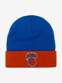 Шапка с отворотом MITCHELL NESS MN-NBA-EU174-NYKNIC-BLU New York Knicks NBA (синий), Синий