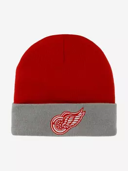 Шапка с отворотом MITCHELL NESS MN-NHL-EU174-DETRED-RED Detroit Red Wings NHL (красный), Красный