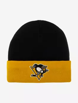 Шапка с отворотом MITCHELL NESS MN-NHL-EU174-PITPEN-BLK Pittsburgh Penguins NHL (черный), Черный