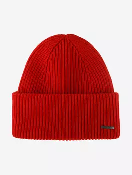 Шапка с отворотом STETSON 8599382 BEANIE WOOL (красный), Красный