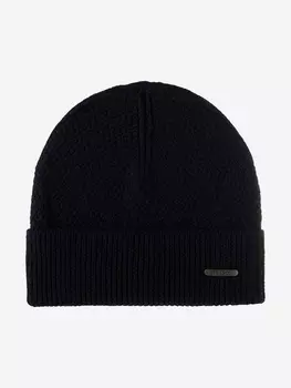 Шапка с отворотом STETSON 8599396 BEANIE MERINO WOOL (синий), Синий