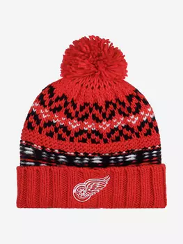Шапка с помпоном AMERICAN NEEDLE 42802A-DRW Detroit Red Wings Gusto NHL (красный), Красный