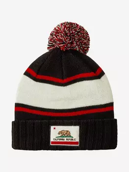 Шапка с помпоном AMERICAN NEEDLE 42810A-CALI California (черный), Черный