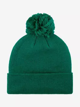 Шапка с помпоном FLEXFIT 1501P (зеленый), Зеленый