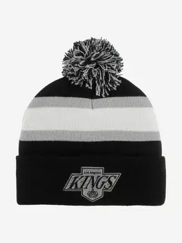 Шапка с помпоном MITCHELL NESS KTPCLD21212-LAKBLCK Los Angeles Kings NHL (черный), Черный