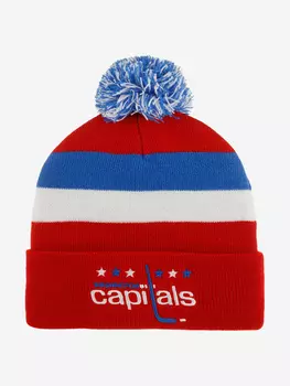 Шапка с помпоном MITCHELL NESS KTPCLD21212-WCARED1 Washington Capitals NHL (красный), Красный