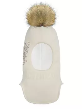 Шапка-шлем для девочки GUSTI GW24AC1195G-MILK, Белый