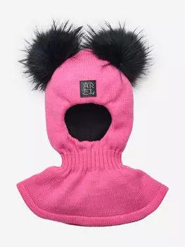 Шапка-шлем для девочки зимняя Artel, Розовый