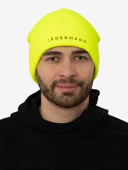 Шапка спортивная флисовая лимонная Jgermann, Зеленый