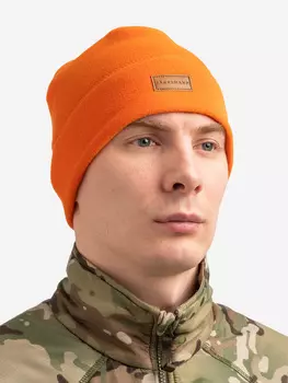 Шапка спортивная флисовая оранжевая сигнальная Jgermann, Оранжевый