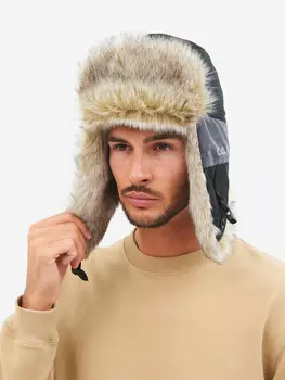 Шапка ушанка мужская зимняя меховая Huntsman Канада, Серый