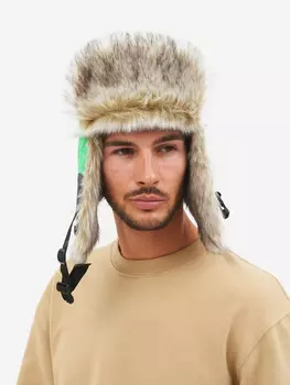 Шапка ушанка мужская зимняя меховая Huntsman Yakutia, Серый