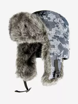 Шапка-ушанка Norfin DISCOVERY EXPLORER CAMO мужская, Серый