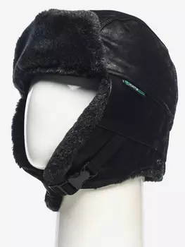 Шапка ушанка зимняя мужская Huntsman Енисей меховая, Черный