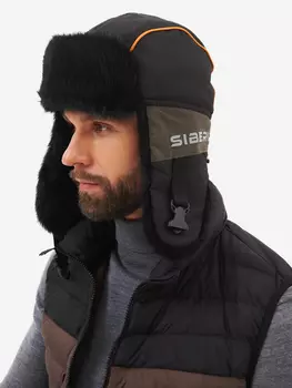 Шапка ушанка зимняя мужская Huntsman Siberia Breathable меховая мембранная, Зеленый