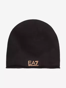Шапка женская EA7 Hood, Черный