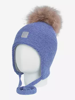 Шапка зимняя для девочки NIKASTYLE, Фиолетовый