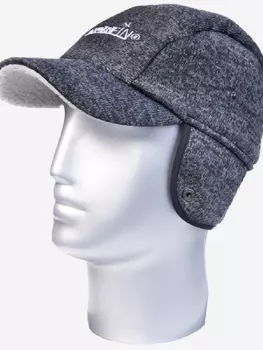 Шапка зимняя мужская Norfin LAHTI с козырьком меховая, Серый