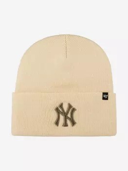 Шапка с отворотом 47 BRAND B-HYMKR17ACE New York Yankees MLB (белый), Белый