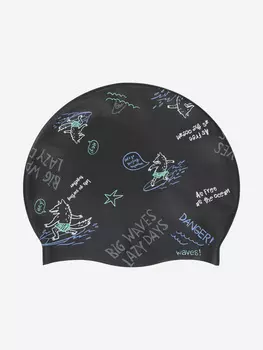 Шапочка для плавания детская Joss, Черный