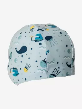 Шапочка для плавания детская текстильная "Мамин Я", Голубой
