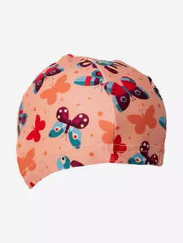 Шапочка для плавания детская текстильная "Мамин Я", Оранжевый