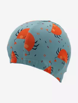 Шапочка для плавания детская текстильная "Мамин Я", Голубой