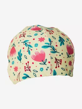 Шапочка для плавания детская текстильная "Мамин Я", Желтый