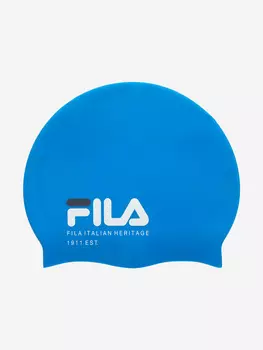 Шапочка для плавания FILA, Синий, размер 55-59