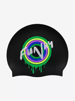 Шапочка для плавания Funky Poppy Long, Черный