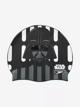 Шапочка для плавания Speedo Darth Vader Slogan, Черный, размер 52-58