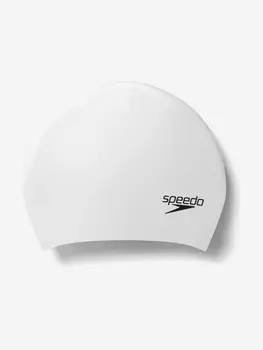 Шапочка для плавания Speedo Long Hair, Белый