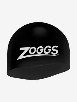Шапочка для плавания взрослая Zoggs OWS Silicone Cap, Черный
