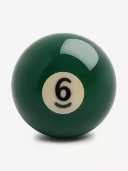 Шар бильярдный d=57,2 мм Pool Standart №06, Зеленый