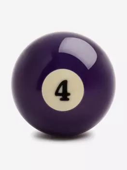Шар бильярдный d=57,2 мм Pool Standart №04, Фиолетовый